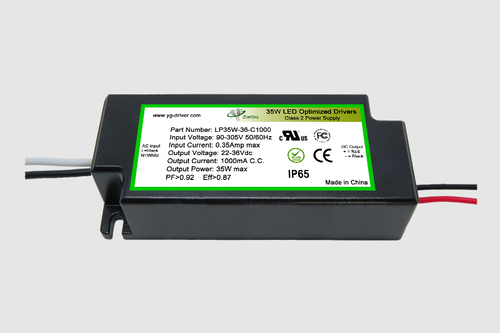 35W 小型化 高效率 恒流型 LP35W系列 35W 小型化 高效率 恒流型 LP35W系列